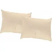 Wirth Dekokissen "SUNBONE" Gr. 1, beige (beige, gemustert unifarben), B:40cm L:40cm, Polyester, Dekokissen_Sitzkissen_Kissenhüllen, Dekokissen, Kissenhülle ohne Füllung, 2 Stück