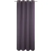 Wirth Vorhang "Trondheim B", lila (beere), B:132cm H:345cm, Chenille, Polyacryl, Gardinen, Vorhang