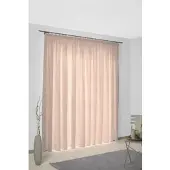 Wirth Vorhang "Telfort" Gr. 1, orange (terra), B:132cm H:145cm, Jacquard, Baumwolle, Polyester, Gardinen, Vorhang