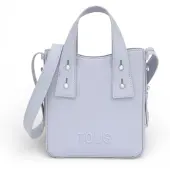 Tous für Damen. 2002373733 Minibag back to basics graublau (OSFA), Lässig, Polyurethan