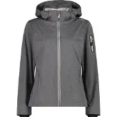 CMP Damen Softshelljacke Woman Jacket Zip Hood 39A5016M-01QT 44 - Lighter Terra - 44
