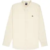 Quiksilver Langarmhemd "Mw Premium Stretch", Herren, Gr. S, bone weiß, Obermaterial: 98% Baumwolle, 2% Elasthan., Hemden Langarmhemd