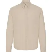 Blend Langarmhemd "Langarmhemd BHDaris", Herren, Gr. XL, N-Gr, beige (oyster gray), Obermaterial: 100% Baumwolle CO., Hemden Langarmhemd