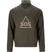 SOS Langarmshirt "Tignes" mit hochabschließendem Kragen