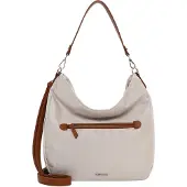 Emily & Noah Beuteltasche "Beutel E&N Jarina", Damen, Gr. B/H/T: 30cm x 30cm x 8cm 0, beige (beige 400), Polyester, Taschen Beuteltasche