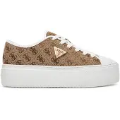 GUESS Damen Sneaker Joezi4 beige braun