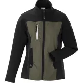 Planam Norit Damen Hybridjacke oliv schwarz Grösse 42