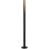 Eglo 900877, Schwarz, Braun, Wohnzimmer, Stahl, Holz, IP20, II, GU10