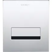 Duravit DuraSystem Betätigungsplatte elektronisch für Urinal A2, mit Reinigungsfunktion, Zinkdruckguss, 130x150mm, WD5007023000, Farbe: Frontplatte Zinkdruckguss., Chrom Hochglanz