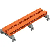Wago 232-552/007-000 Verbindungsstiftleiste, TS-35-Befestigung, 22-polig, orange 232552007000 - 10 Stück