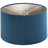 Steinhauer Stehlampe Bloeba, schwarz/blau, Höhe 165 cm, Velours