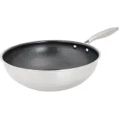 Cosy & Trendy Wok – Gemütlich & Trendig – HEXAPRO – Edelstahl – Ø 24 cm – Antihaftbeschichtung – Geeignet für alle Herdarten, inklusive Induktion