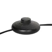 Steinhauer Stehlampe Bloeba, schwarz/weiß, Höhe 165 cm, Leinen
