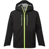 Portwest EV4 Shell Regenjacke Lang Schwarz L