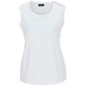 Goldner Trägertop "Gepflegtes Top in formstabiler Ware", Damen, Gr. 40, weiß, Obermaterial: 82% Polyester PES. 18% Elasthan EL., normal, Rundhals, Sonstiges, Tops Trägertop, ohne