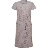 Goldner Abendkleid "Kleid aus sommerlicher Spitze" mit kleinen Flügelärmelchen