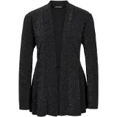 Goldner Jackenblazer "Glänzender Festblazer mit Schalkragen" stretchbequemer Jersey