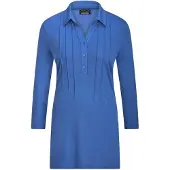 Goldner "Kurzgröße Elegantes Blusenshirt mit Biesen" stretchbequeme Jerseyqualität