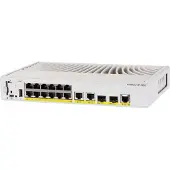 Cisco C9200CX-12T-2X2G-E, Managed, Gigabit Ethernet (10/100/1000), Power over Ethernet (PoE), Rack-Einbau