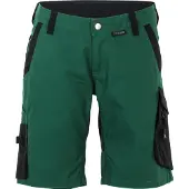 Planam Damen Shorts grün/schwarz S M