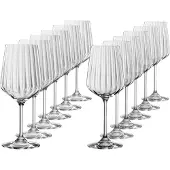 Spiegelau Gläser-Set "Rot- und Weißweingläser Lifestyle 12er Set transparent", bunt (transparent), B:2cm H:2cm, Glas, Trinkgefäße, Gläser-Set, Spülmaschinenfest