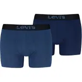 Levi's Boxershorts , Herren, Gr. XL, dunkelblau, Single Jersey, Obermaterial: 95% Baumwolle, 5% Elasthan, körpernah, Unterhosen Boxershorts, Baumwoll-Stretch, ohne Eingriff