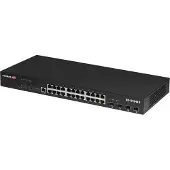 Edimax Pro GS-5424LX: 24 Port Smart Switch, Managed, L2, Gigabit Ethernet (10/100/1000), Vollduplex, Rack-Einbau, 1U