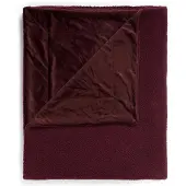 Essenza Teddy Plum wine Plaid 150 x 200 cm