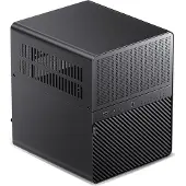 Jonsbo N3, Mini Tower, PC, Schwarz, ITX, Aluminium, Stahl, 13 cm