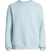 Salzhaut Sweatshirt "Sweatshirt OLBEN UNISEX", Damen, Gr. L, blau (breeze), Obermaterial: 100% Baumwolle CO., Sweatshirts Sweatshirt