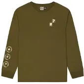 Picture - Pembroke L/S Tee - Longsleeve Gr M oliv