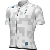 ALÉ - Pragma Pixel S/S Jersey - Radtrikot Gr S grau