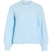 Vila Vinikolina Stehkragen Strickpullover