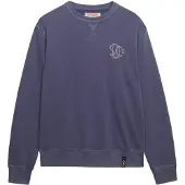 Superdry für Herren. M2014491A Merchant Sweatshirt blau (XL), Lässig, Baumwolle