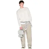 Armani Exchange für Herren. XM002175AF18754U1074 Lässiger Pullover weiß (M), Baumwolle, Langarm