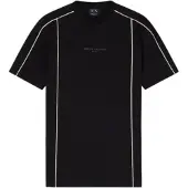 Armani Exchange für Herren. XM002492AF10356UC001 Premium-T-Shirt schwarz (S), Lässig, Baumwolle, Kurzarm