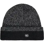 Lerros Skimütze "Strickmütze in Melange-Twistoptik", Herren, Gr. PCK, schwarz-weiß (schwarz), Materialmix, Mützen Skimütze