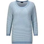 Goldner "Halbarm Ringelpullover aus Baumwolle" Rundhalsausschnitt