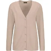 Goldner Strickjacke "Baumwoll-Feinstrickjacke, Langarm" Pünktchenmuster