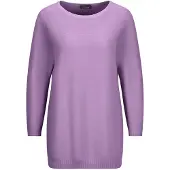 Goldner "Eleganter Baumwollpullover, Halbarm" U-Boot-Ausschnitt