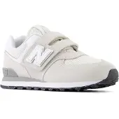 New Balance Sneaker "574", Mädchen, Gr. 33,5, beige (nimbus cloud), Leder, Synthetik, Textil, Schuhe Sneaker, mit Gummilaufsohle, für Kinder entwickelt