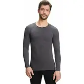 Falke Herren Langarmshirt Warm concrete (3717) (3717) L