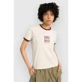 Element T-Shirt "Second Nature Ringer", Damen, Gr. M, weiß (oat milk), Obermaterial: 100% Baumwolle., Shirts T-Shirt
