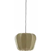 Light & Living Japandi-Pendellampe Zubedo Ø 40cm – olivgrün