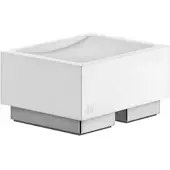Gessi Rettangolo Accessoires Seifenhalter Standversion, Schale weiss, 20825