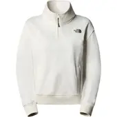 The North Face Womens Essential QZ Crew white dune (QLI) XS