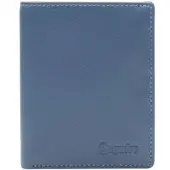 Esquire Leder Geldbörse Viktoria 62 Wallet Dove Blue blaugrau