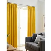 Wirth Vorhang "Dim out" Gr. 1, gelb, B:145cm H:150cm, Polyester, Gardinen, Vorhang