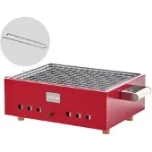 AgriEuro Premium Holzkohle-Tischgrill Dalmazio Rot