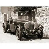 Papermoon Fototapete "Oldtimer", bunt, B:3,5m L:2,6m, Vlies, Tapeten, Fototapete